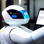 Service robot in action: Revolutionizing industries with advanced automation technology.