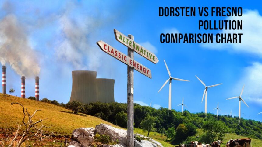 Dorsten vs Fresno Pollution Comparison Chart